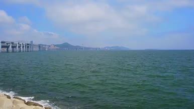大连跨海大桥风景视频的预览图